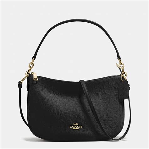 coach black small crossbody